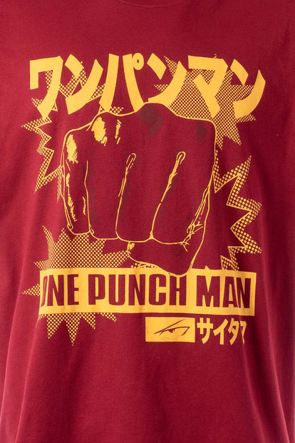  CAMISETA DE ONE PUNCH MAN RELAX FIT PARA HOMBRE