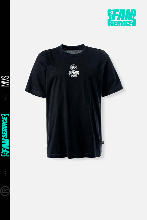 Card slide image -  CAMISETA DE JURASSIC WORLD NEGRA CON ESTAMPADO EN POSTERIOR PARA HOMBRE