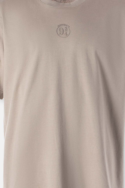 CAMISETA DE HARRY POTTER MANGA CORTA COLOR TAUPE PARA HOMBRE