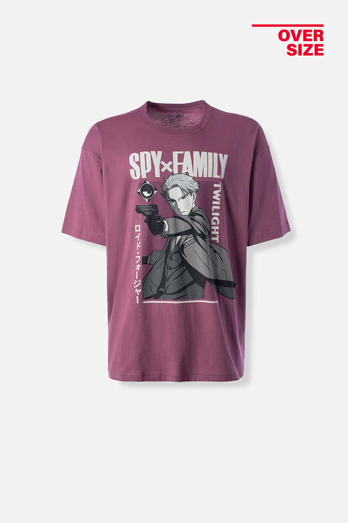 Card slide image -  CAMISETA DE SPY X FAMILY OVERSIZED FIT PARA HOMBRE