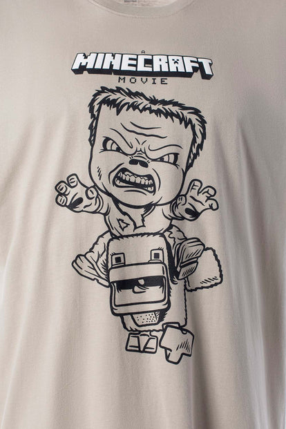 CAMISETA DE MINECRAFT REGULAR FIT PARA HOMBRE