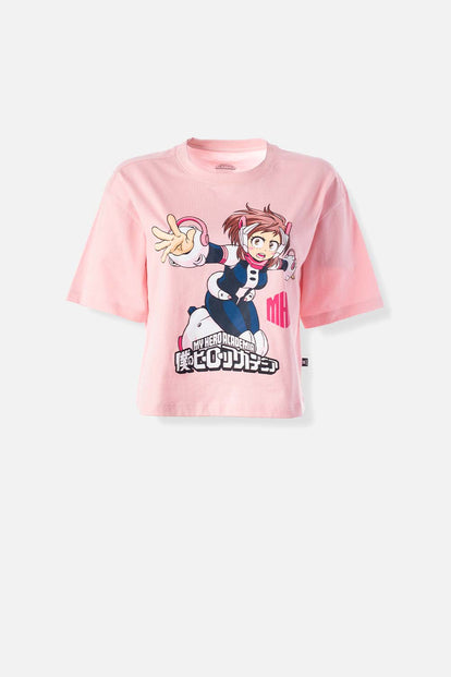 CAMISETA MY HERO ACADEMIA REGULAR FIT PARA MUJER
