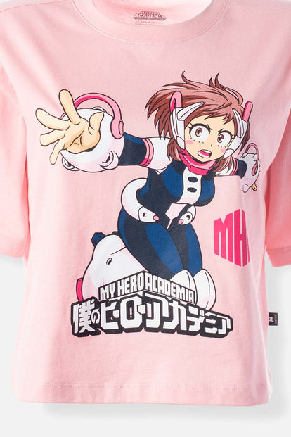 CAMISETA MY HERO ACADEMIA REGULAR FIT PARA MUJER