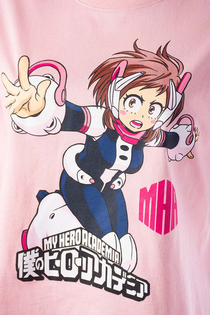 CAMISETA MY HERO ACADEMIA REGULAR FIT PARA MUJER