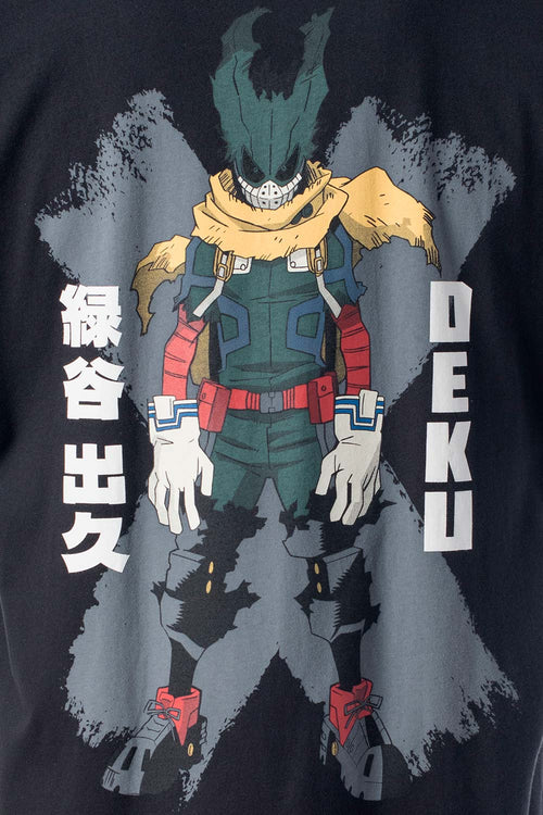 CAMISETA DE MY HERO ACADEMIA OVERSIZED FIT PARA HOMBRE