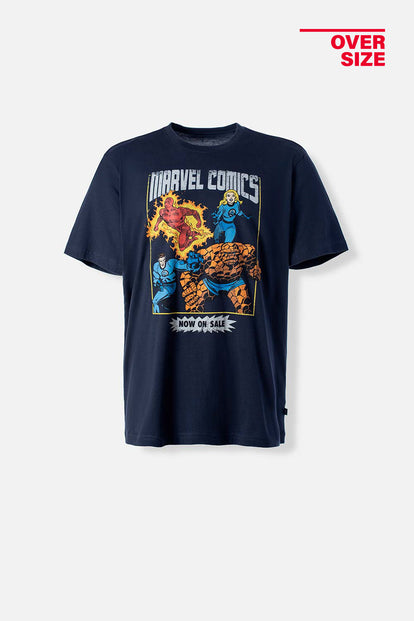 CAMISETA DE MARVEL OVERSIZED FIT PARA HOMBRE