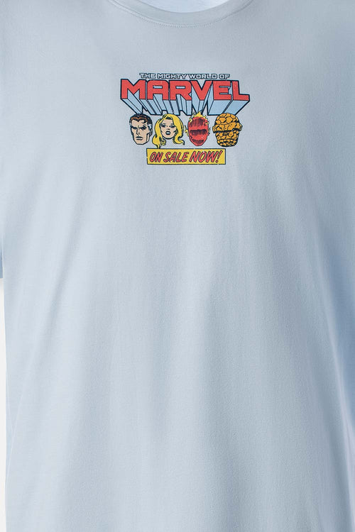 Card slide image -  CAMISETA DE MARVEL MANGA CORTA AZUL PARA HOMBRE