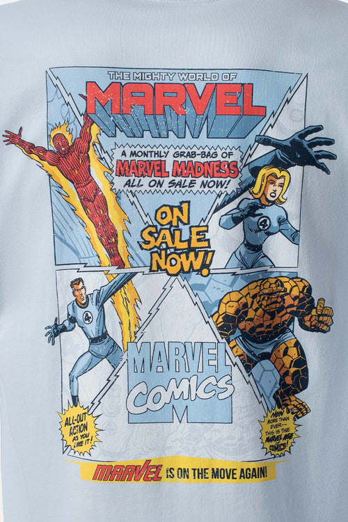 Card slide image -  CAMISETA DE MARVEL MANGA CORTA AZUL PARA HOMBRE