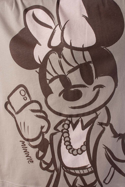 CAMISETA MICKEY MOUSE RELAX FIT PARA MUJER