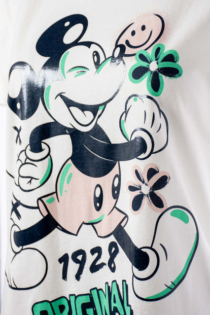  CAMISETA DE MICKEY MOUSE RELAX FIT PARA MUJER