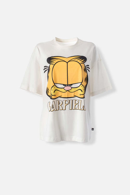 CAMISETA DE GARFIELD OVERSIZED FIT PARA MUJER