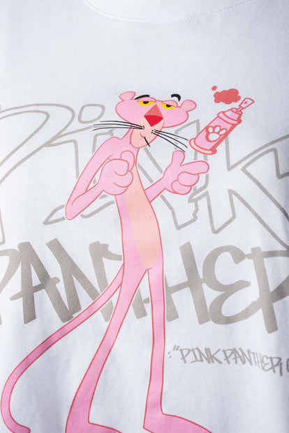  CAMISETA DE LA PANTERA ROSA BOXY FIT PARA MUJER