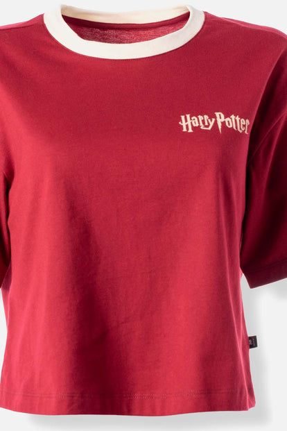 CAMISETA DE HARRY POTTER BOXY FIT PARA MUJER