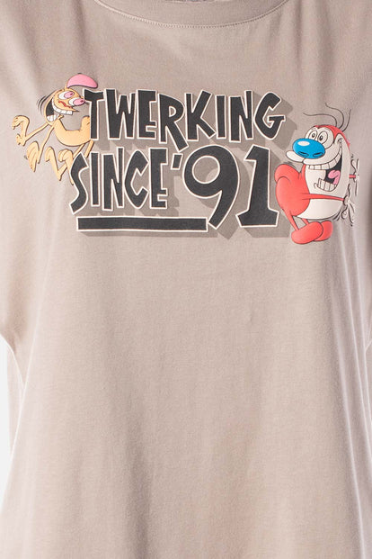  CAMISETA DE NICKELODEON REGULAR FIT PARA MUJER