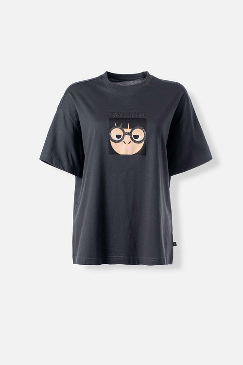 Card slide image -  CAMISETA DE EDNA MODA RELAX FIT PARA MUJER