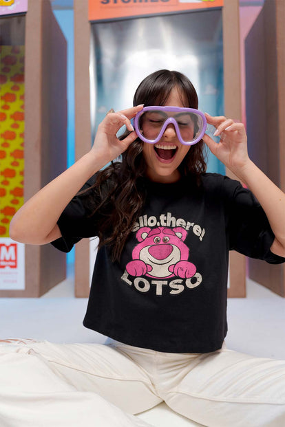 CAMISETA DE LOTSO BOXY FIT PARA MUJER