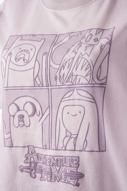  CAMISETA DE ADVENTURE TIME REGULAR FIT PARA MUJER