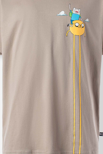  CAMISETA DE ADVENTURE TIME REGULAR FIT PARA HOMBRE