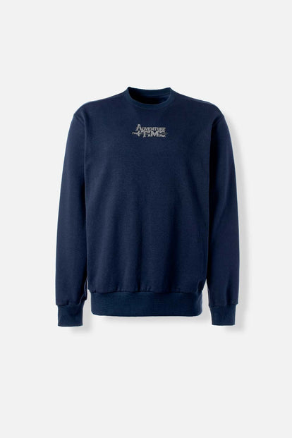  BUZO DE ADVENTURE TIME CERRADO AZUL PARA HOMBRE