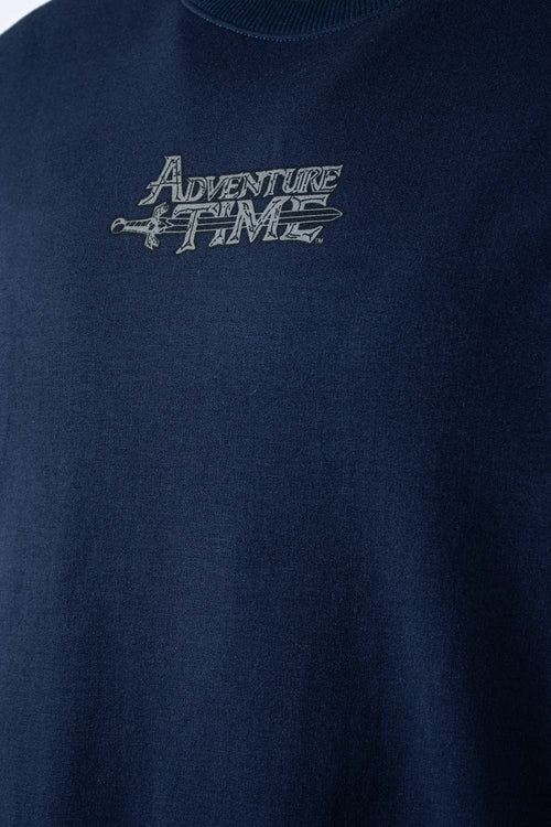 Card slide image -  BUZO DE ADVENTURE TIME CERRADO AZUL PARA HOMBRE