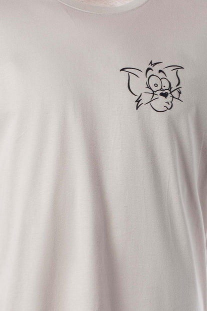  CAMISETA DE TOM Y JERRY REGULAR FIT PARA HOMBRE