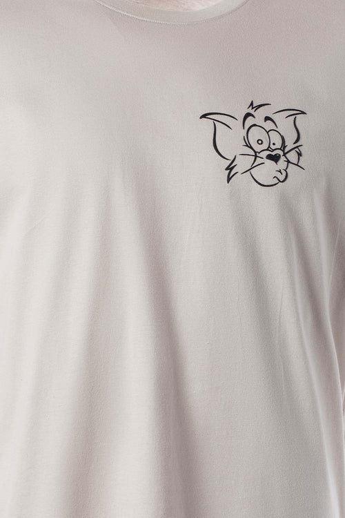 CAMISETA DE TOM Y JERRY REGULAR FIT PARA HOMBRE