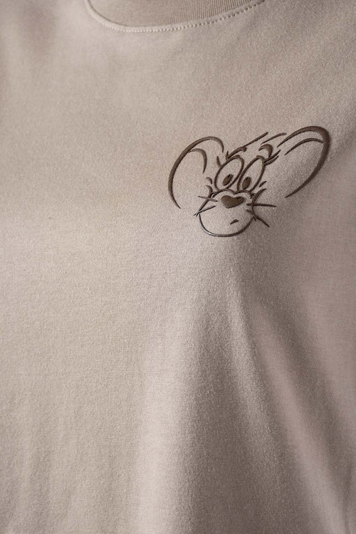 CAMISETA DE TOM Y JERRY REGULAR FIT PARA MUJER