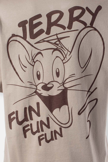  CAMISETA DE TOM Y JERRY REGULAR FIT PARA MUJER