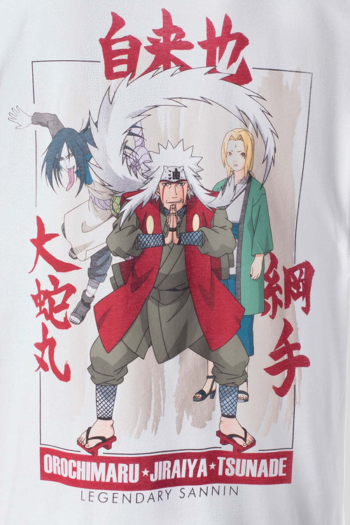 CAMISETA DE NARUTO SHIPPUDEN OVERSIZED FIT PARA HOMBRE