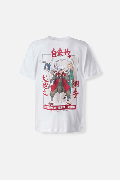 CAMISETA DE NARUTO SHIPPUDEN OVERSIZED FIT PARA HOMBRE