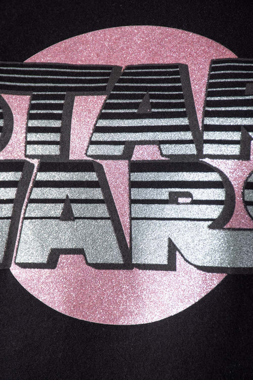 CAMISETA DE STAR WARS SLIM FIT NEGRO PARA MUJER