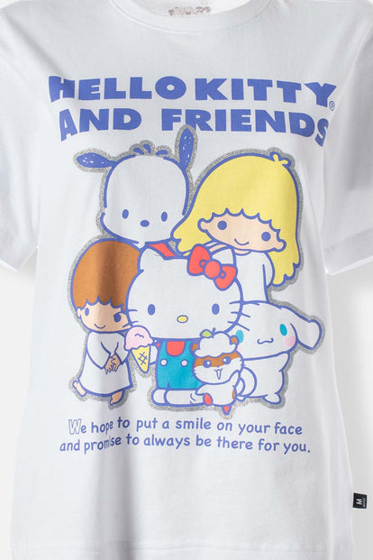  CAMISETA DE HELLO KITTY REGULAR FIT PARA MUJER