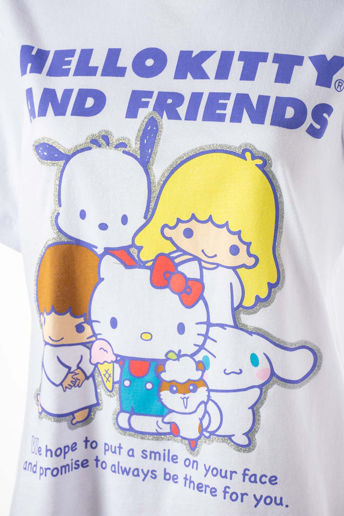 CAMISETA DE HELLO KITTY REGULAR FIT PARA MUJER – Movies Guatemala