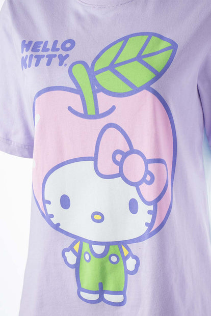  CAMISETA DE HELLO KITTY REGULAR FIT PARA MUJER