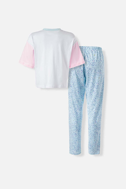 Card slide image -  PIJAMA DE CINNAMOROLL DE PANTALÓN PARA MUJER