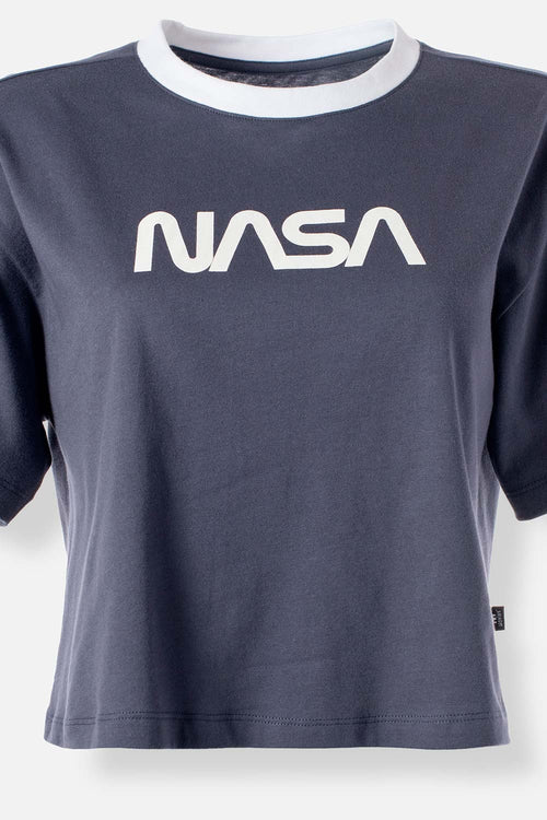 Card slide image -  CAMISETA DE LA NASA BOXY FIT PARA MUJER