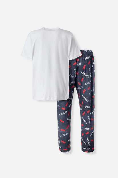 PIJAMA DE NASA CON PANTALÓN LARGO PARA HOMBRE
