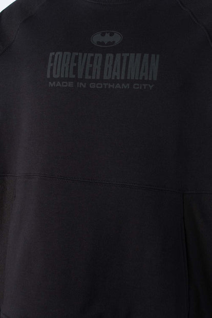 BUZO DE BATMAN CERRADO NEGRO PARA HOMBRE