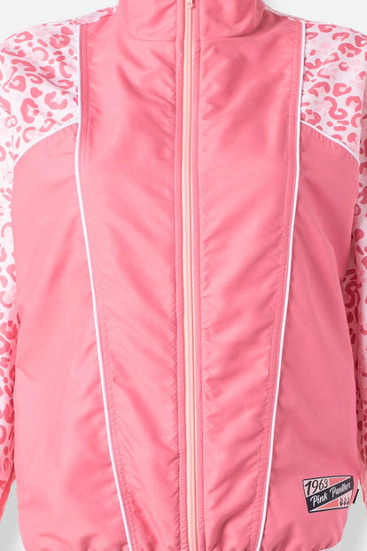 CHAQUETA DE LA PANTERA ROSA CON CIERRE PARA MUJER