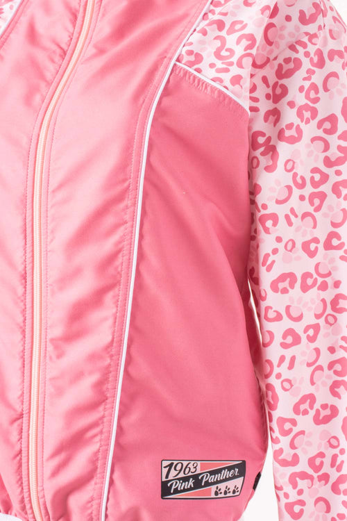 CHAQUETA DE LA PANTERA ROSA CON CIERRE PARA MUJER