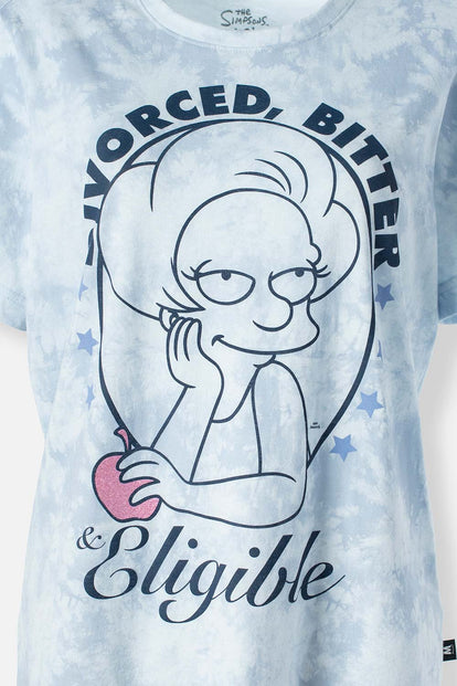CAMISETA DE LOS SIMPSONS REGULAR FIT PARA MUJER