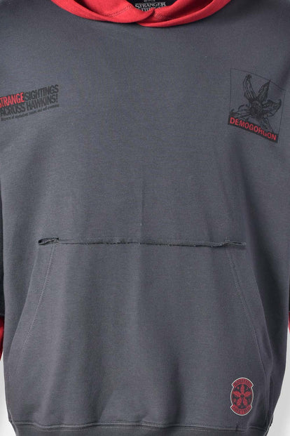 BUZO DE STRANGER THINGS CON CAPUCHA PARA HOMBRE