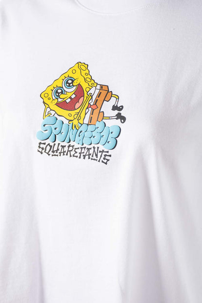 CAMISETA DE BOB ESPONJA BOXY FIT PARA MUJER