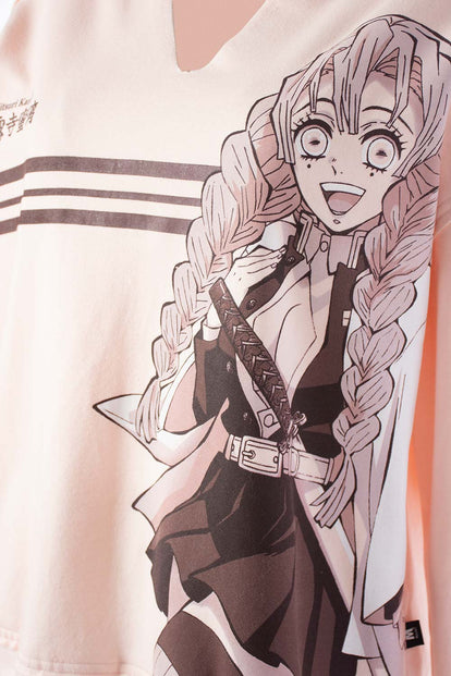 BUZO DE DEMON SLAYER OVERSIZED FIT PARA MUJER