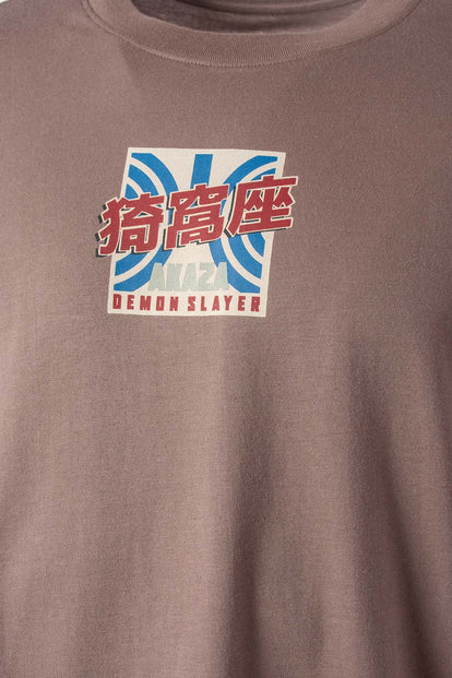 CAMISETA DE DEMON SLAYER OVERSIZED FIT PARA HOMBRE