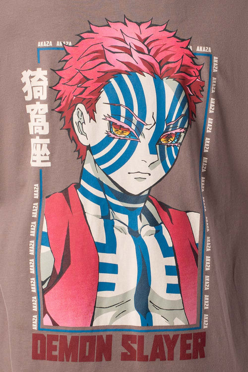 CAMISETA DE DEMON SLAYER OVERSIZED FIT PARA HOMBRE