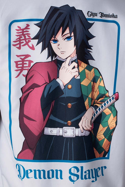 CHAQUETA DE DEMON SLAYER CON CIERRE PARA HOMBRE