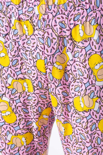 PIJAMA DE LOS SIMPSONS CON PANTALON LARGO PARA HOMBRE