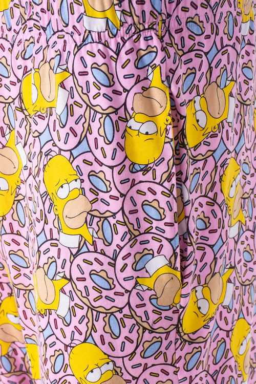 PIJAMA DE LOS SIMPSONS CON PANTALON LARGO PARA HOMBRE