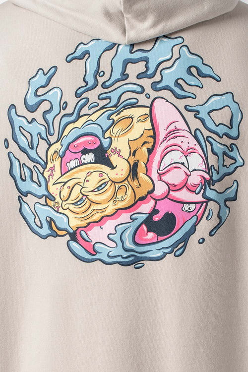 BUZO DE BOB ESPONJA CON CAPUCHA PARA HOMBRE